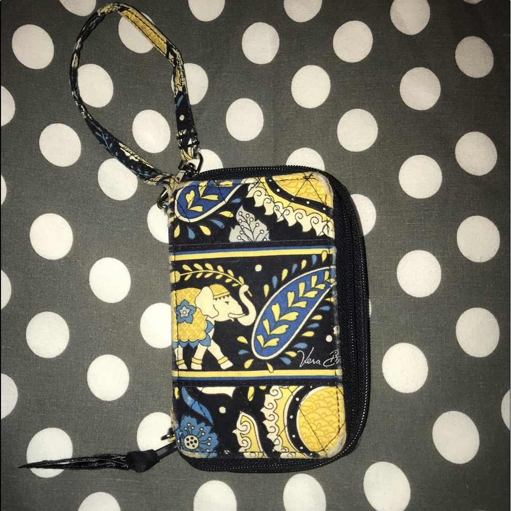 Vera Bradley Wristlet Ellie Blue
